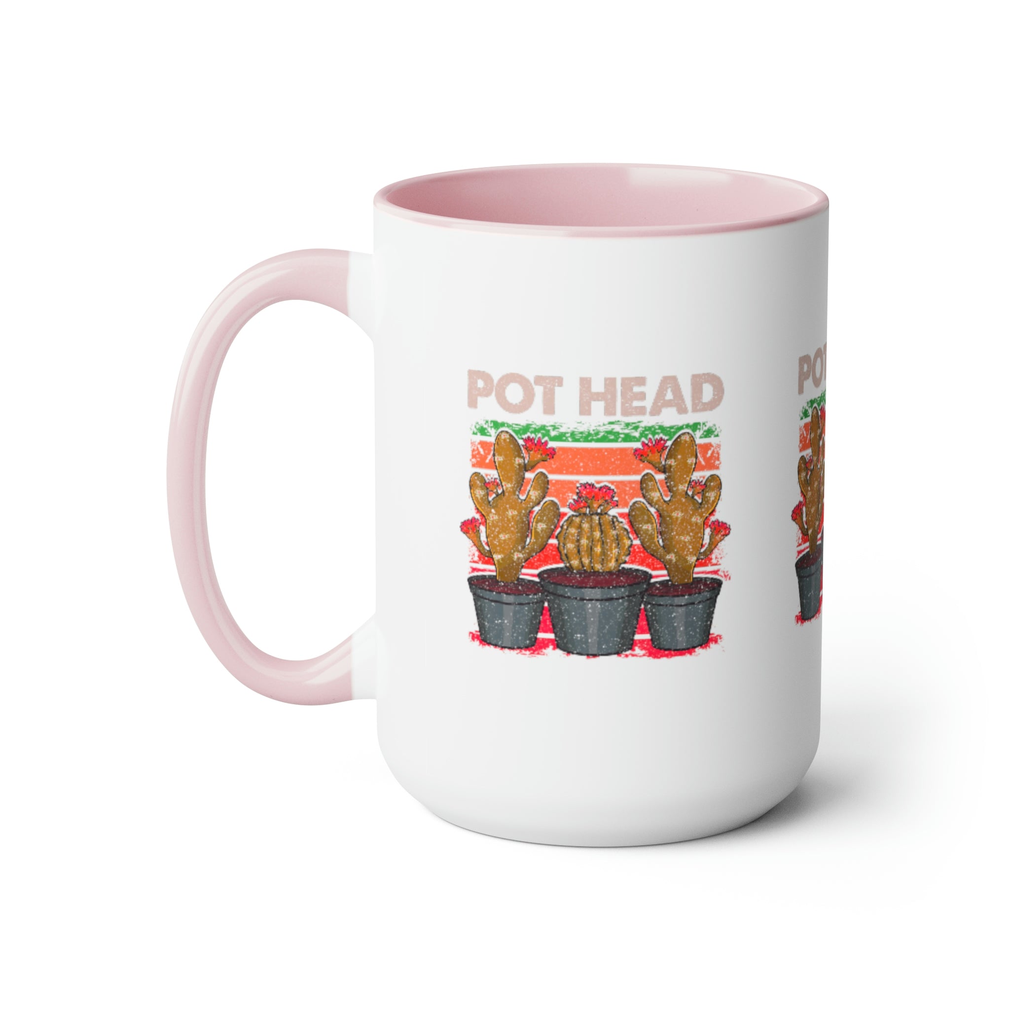 "Pot Head" Two-Tone Coffee Mugs, 15oz - SHOP LUV FARMS