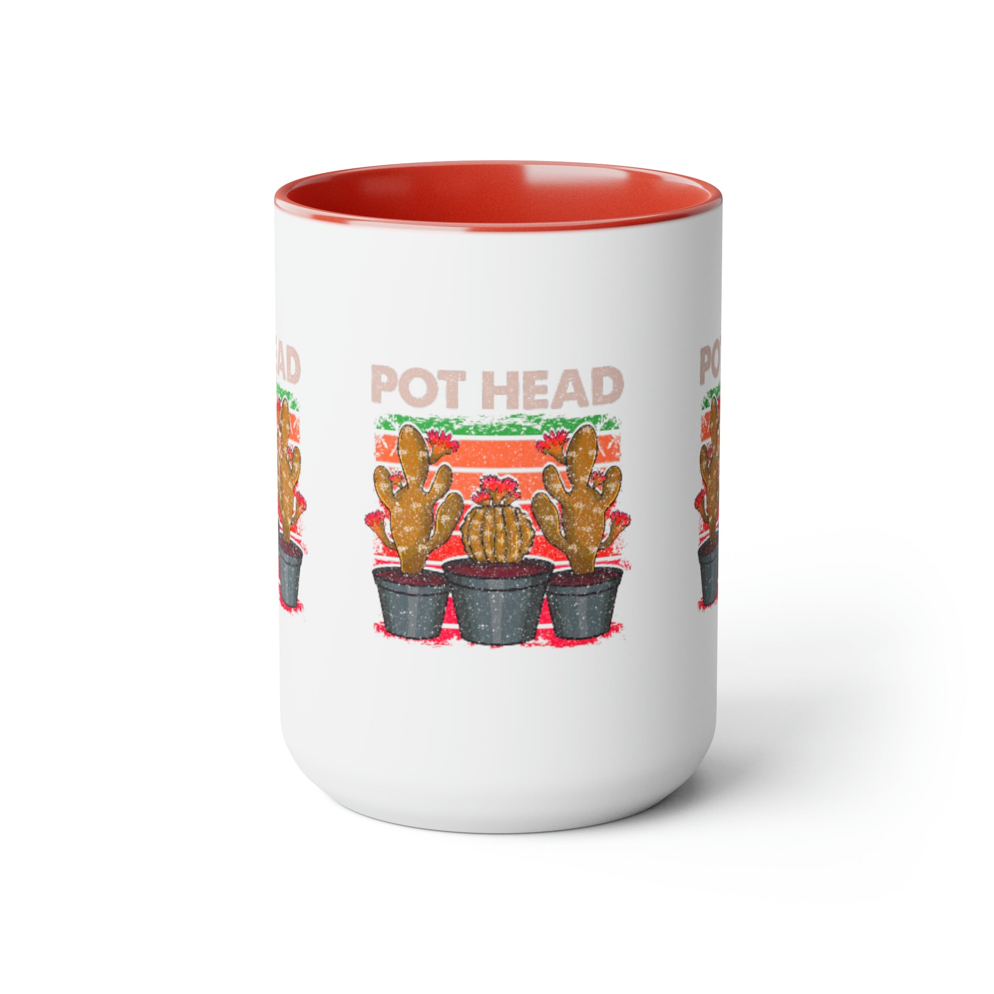 "Pot Head" Two-Tone Coffee Mugs, 15oz - SHOP LUV FARMS