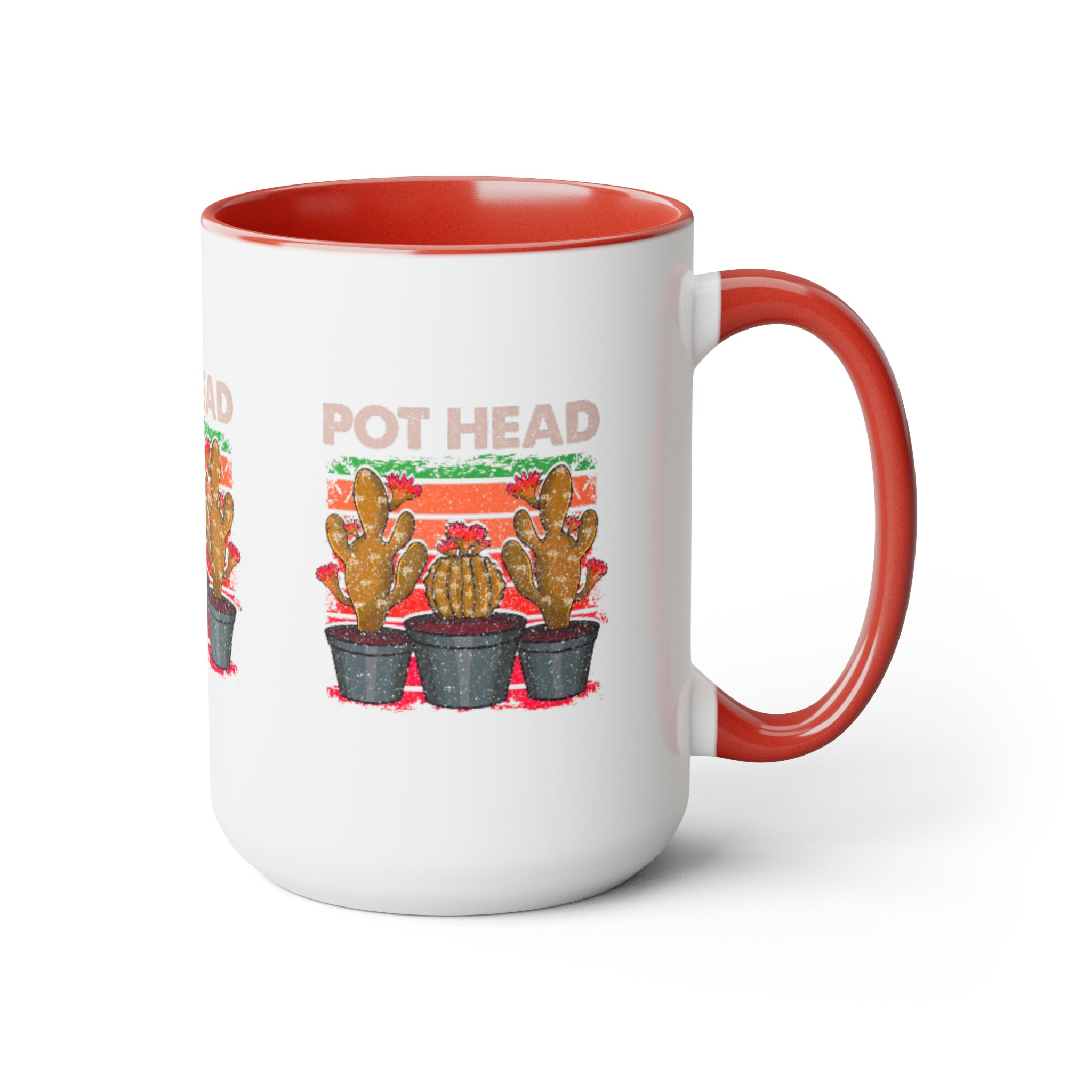 "Pot Head" Two-Tone Coffee Mugs, 15oz - SHOP LUV FARMS