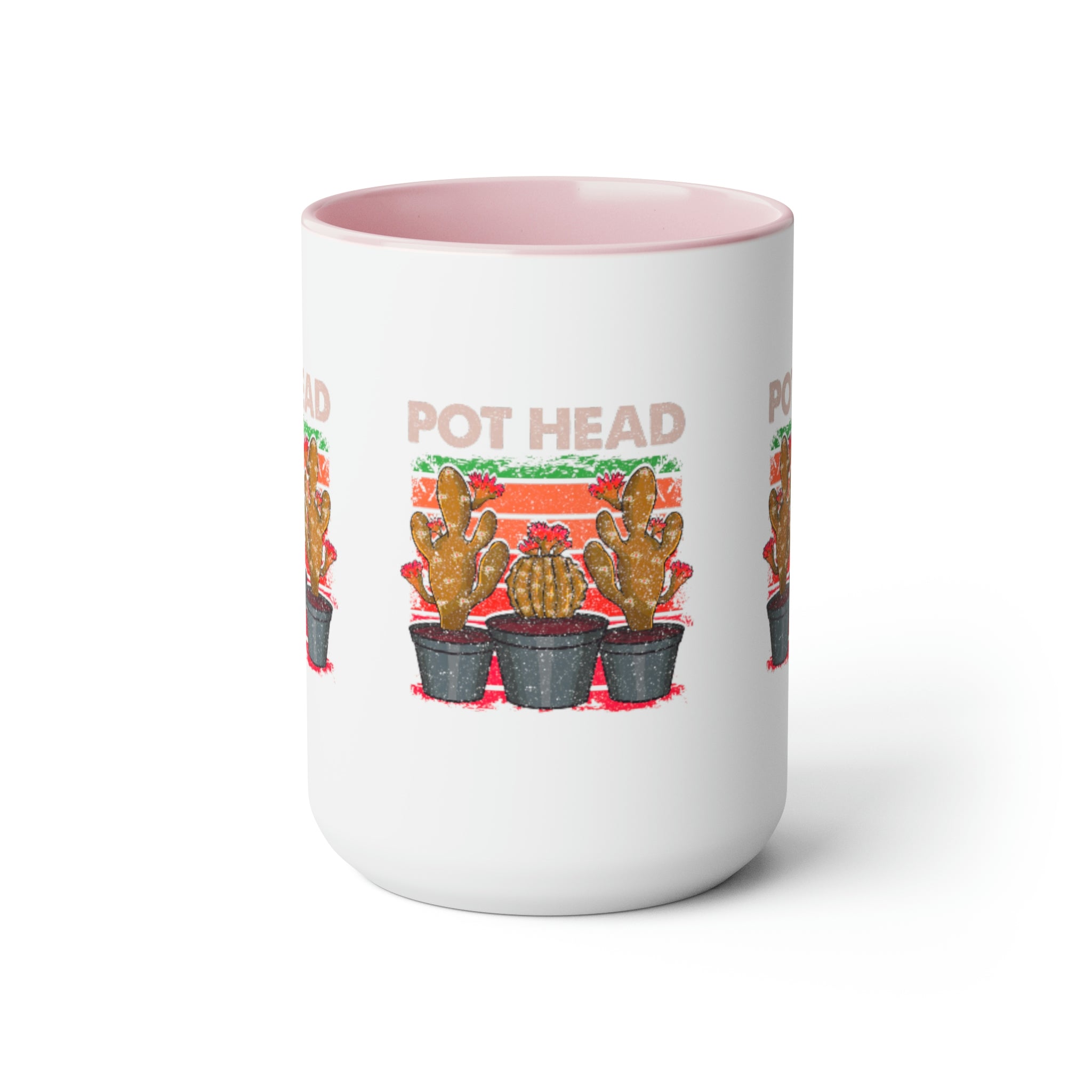 "Pot Head" Two-Tone Coffee Mugs, 15oz - SHOP LUV FARMS