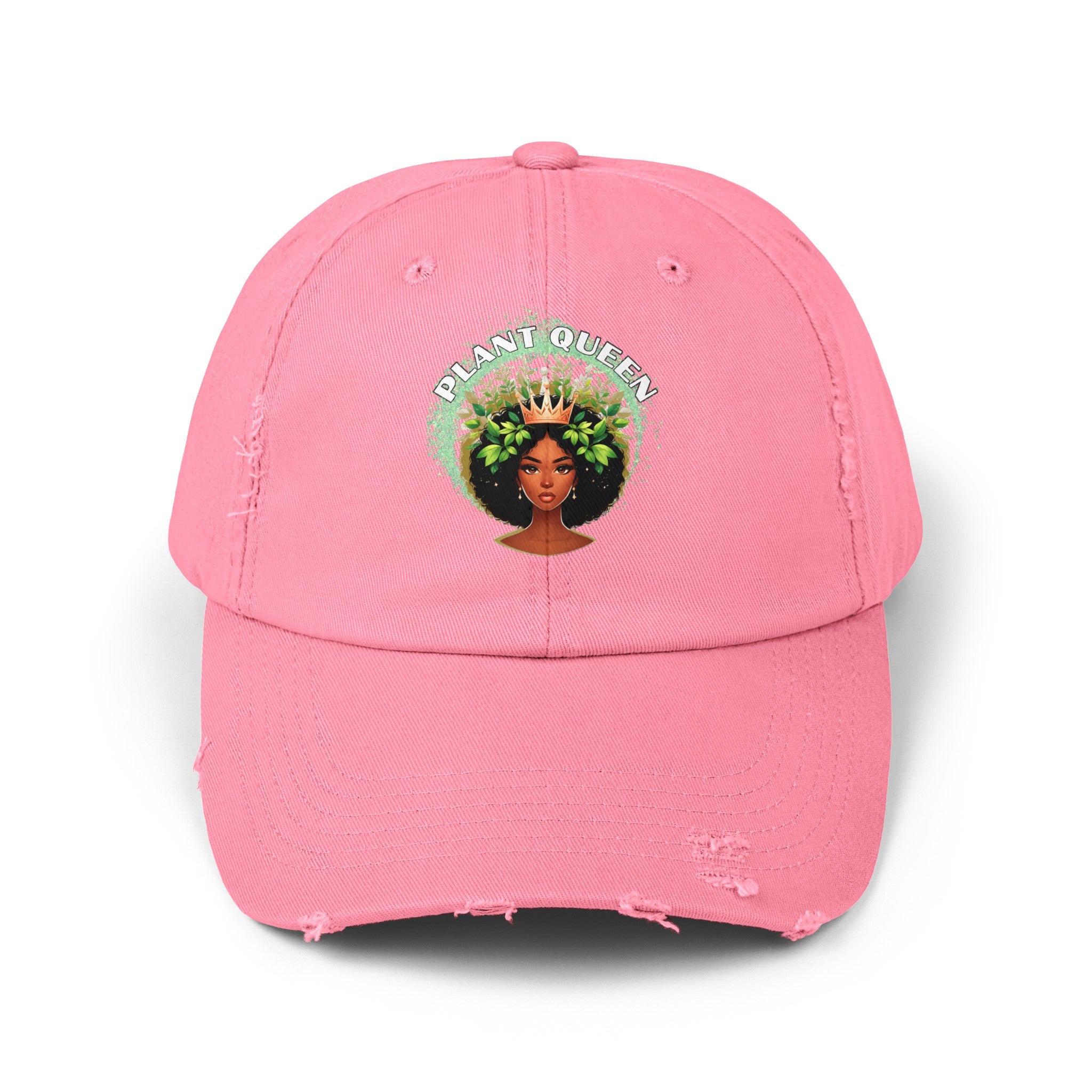 PLANT QUEEN SAHARRA Unisex Distressed Cap