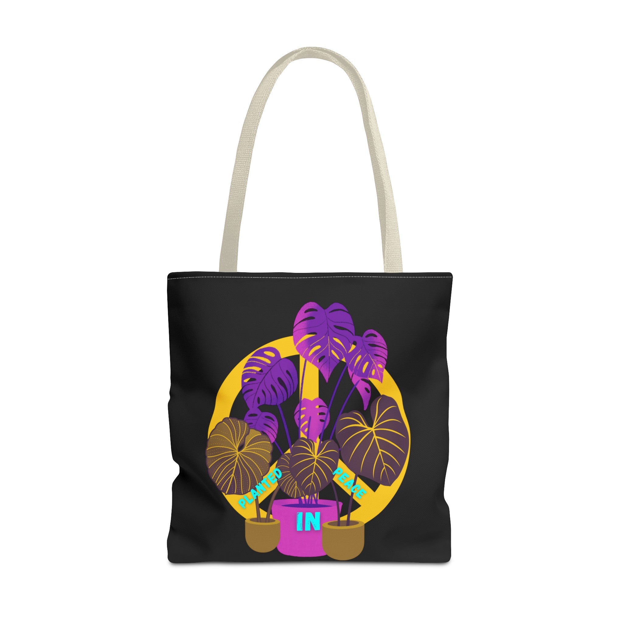 Planted In Peace Yellow Everyday Muti Purpose Tote