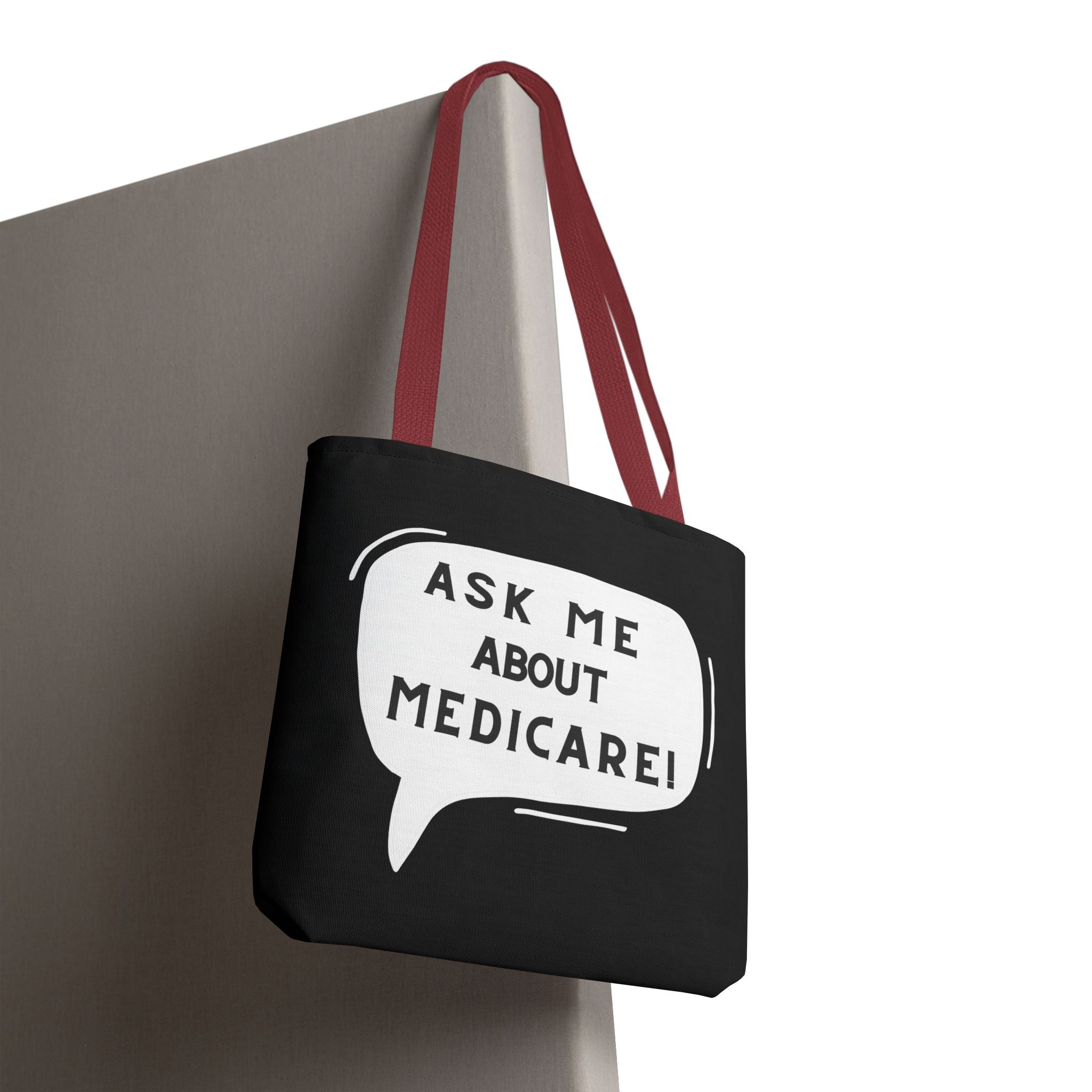 Ask Me About Medicare – Speech Bubble Edition Everyday Muti Purpose Tote