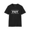 FDJT and Fist of Strength on the back - Unisex Softstyle T-shirt