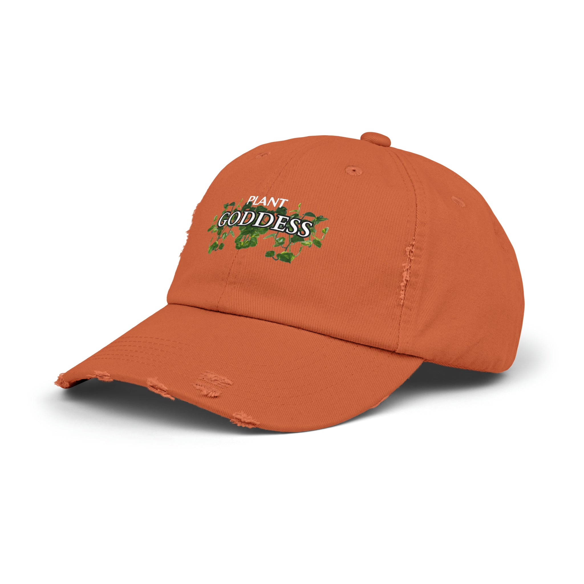 PLANT GODDESS Unisex Distressed Cap