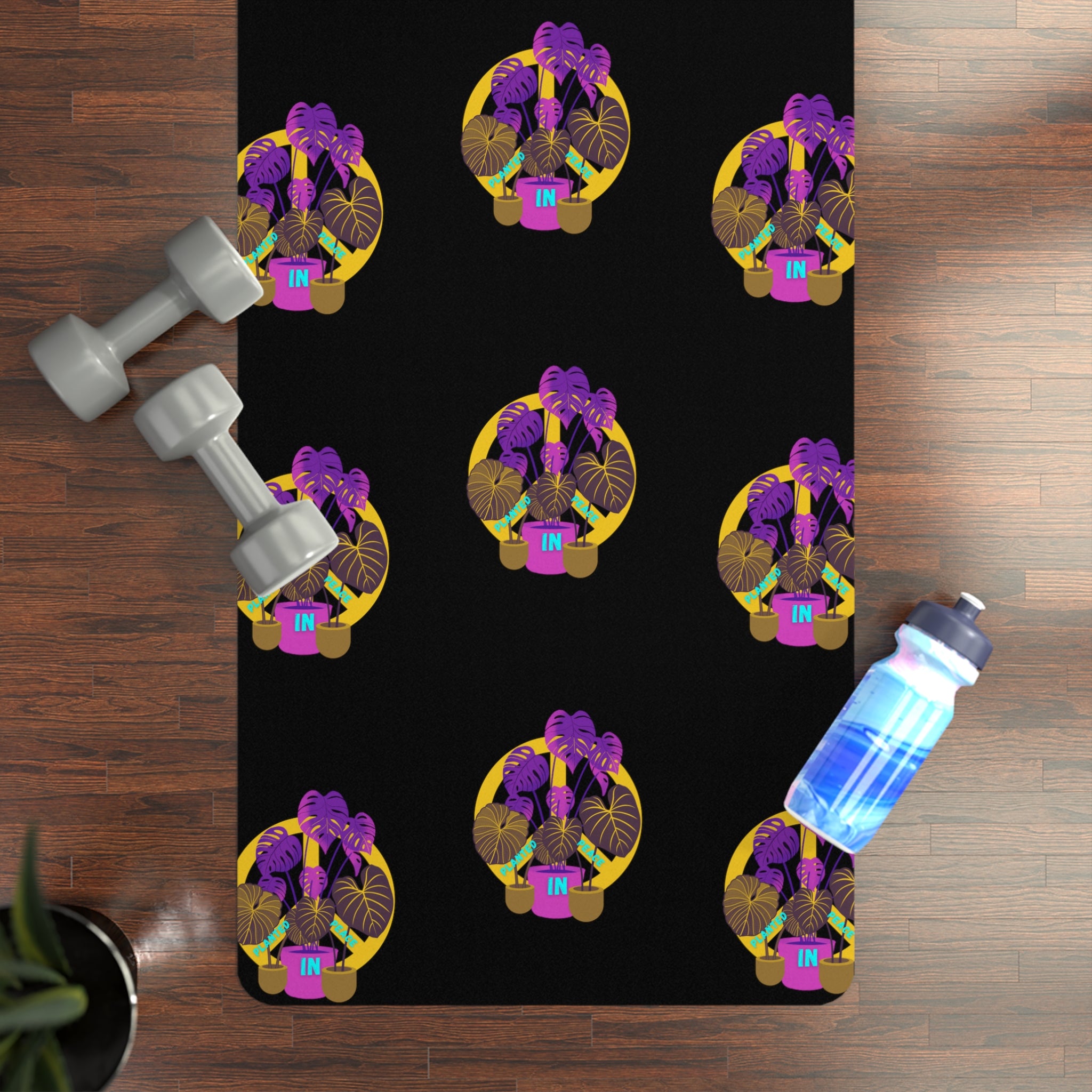 Planted in Peace Rubber Yoga Mat