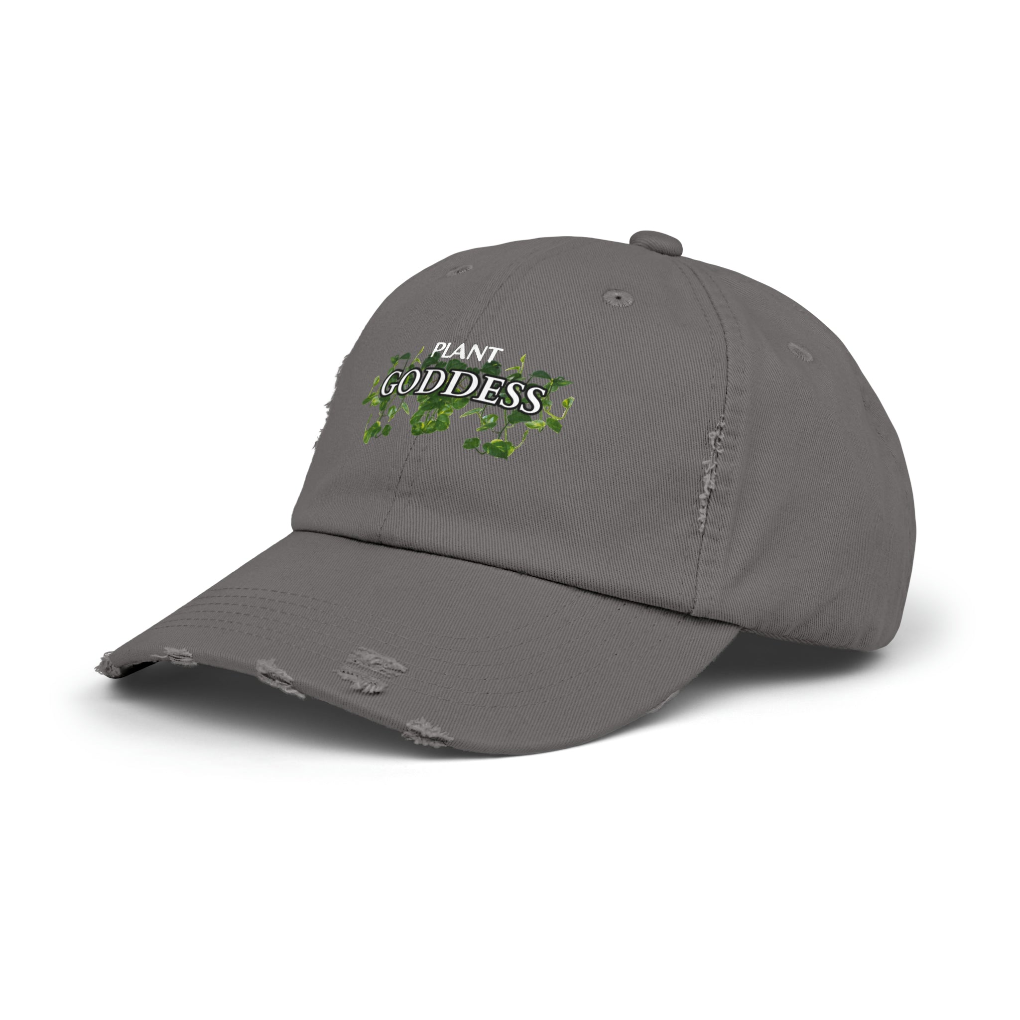 PLANT GODDESS Unisex Distressed Cap