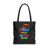 "Inhale Courage, Exhale Fear!" Exclusive Big design Tote by Luv Farms