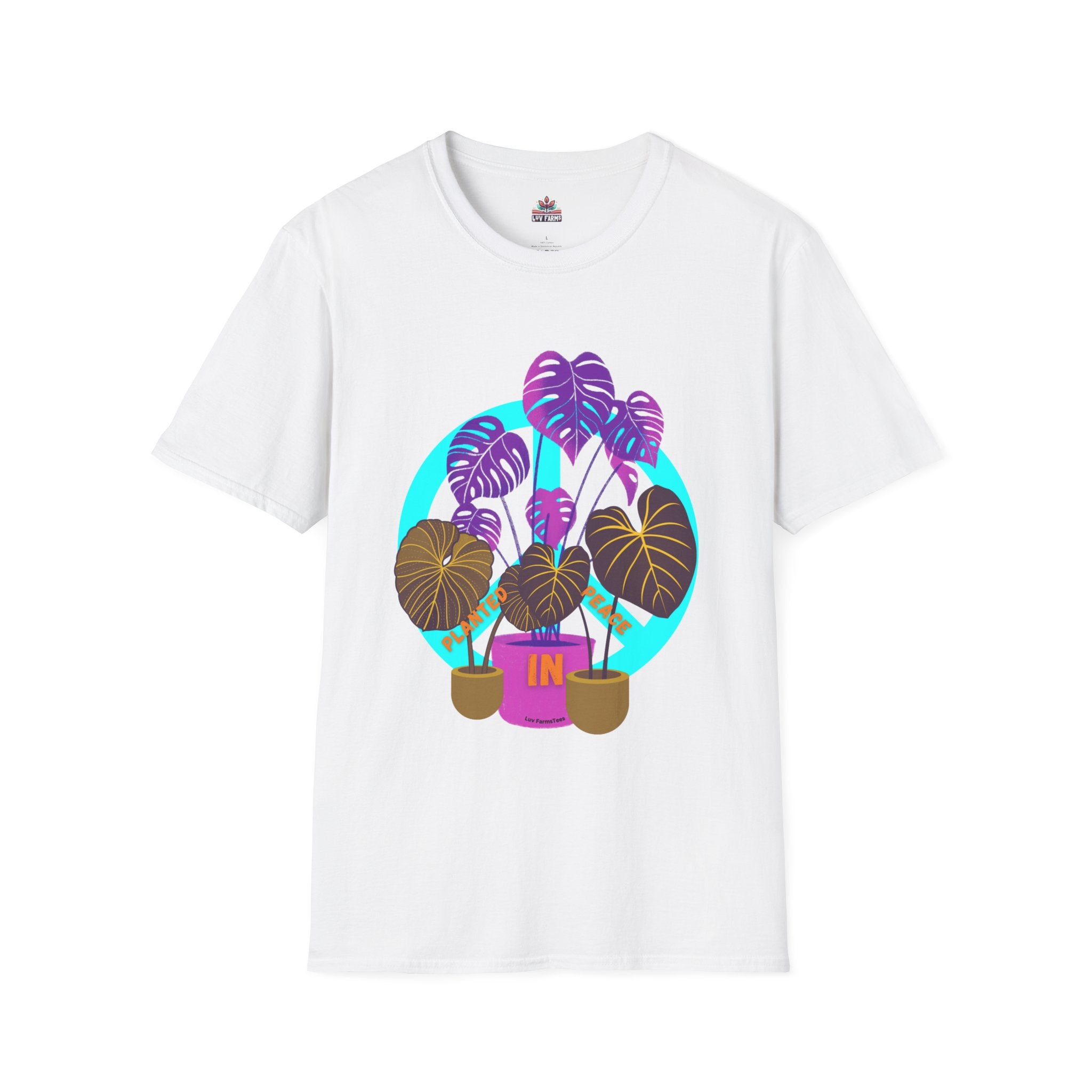 "Planted in Peace" Unisex Softstyle T-Shirt