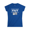 FDJT Distressed Flag - Women's Softstyle Tee