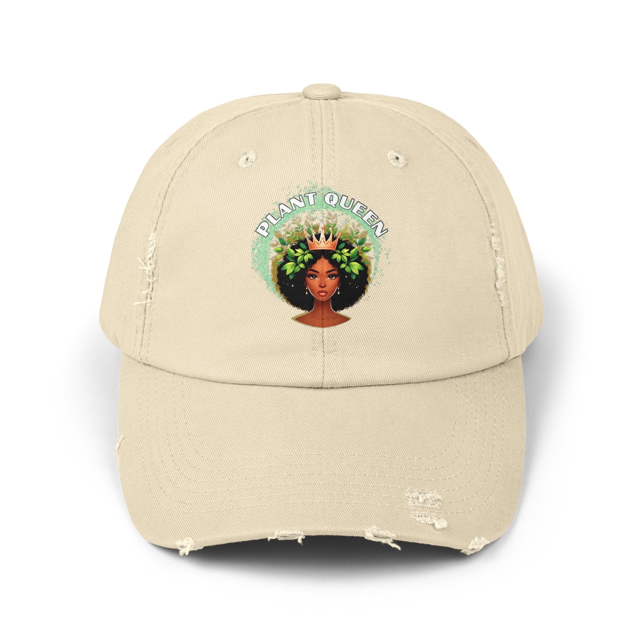 PLANT QUEEN SAHARRA Unisex Distressed Cap