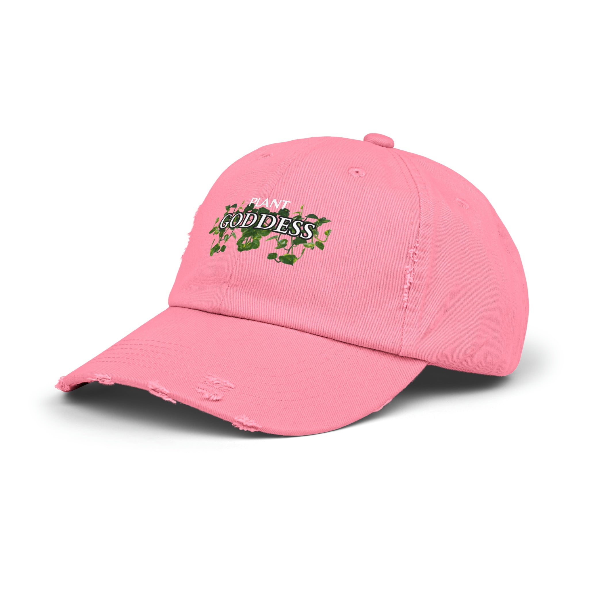 PLANT GODDESS Unisex Distressed Cap