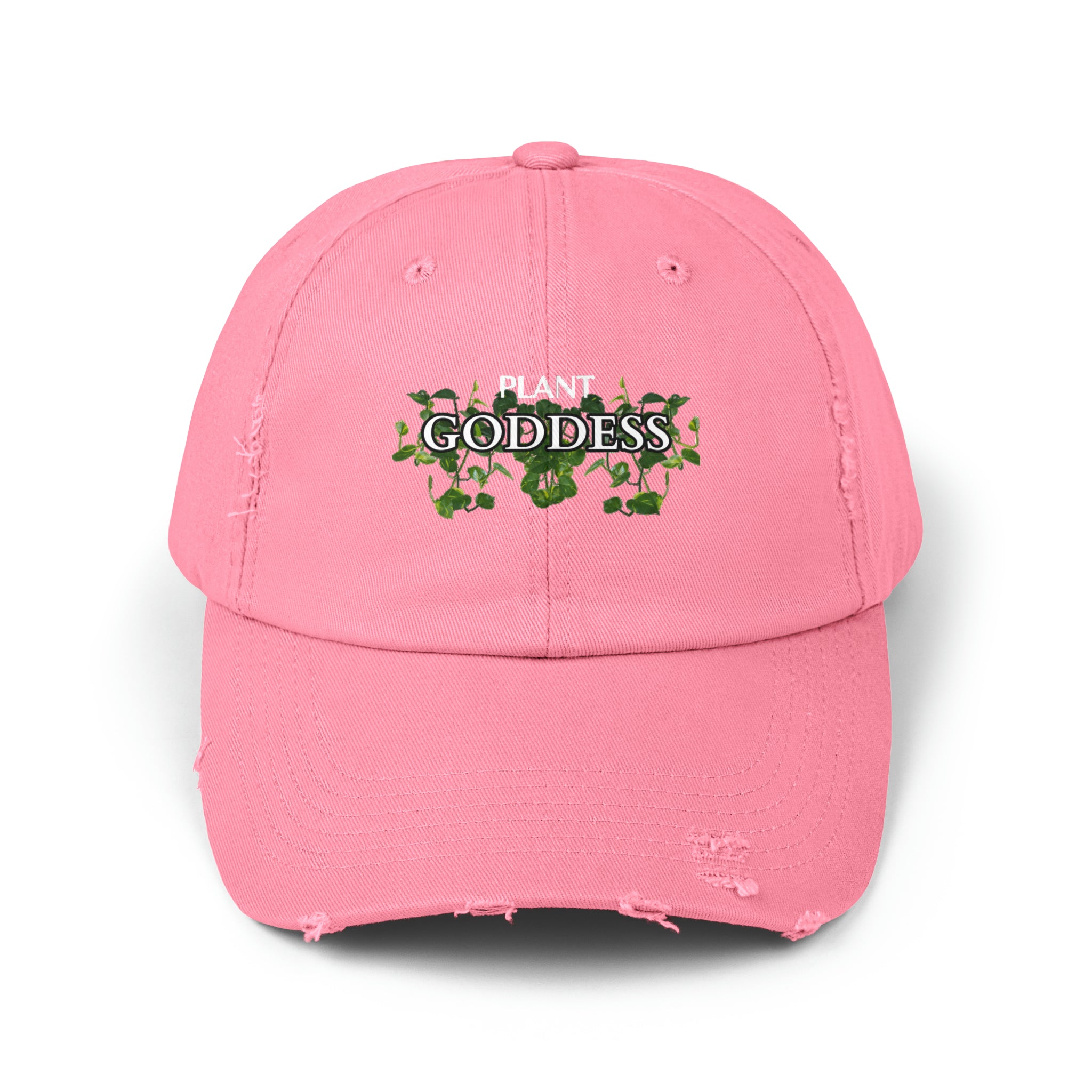 PLANT GODDESS Unisex Distressed Cap