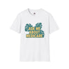 Ask Me About Medicare – Monstera Leaf Edition Unisex Softstyle T-Shirt