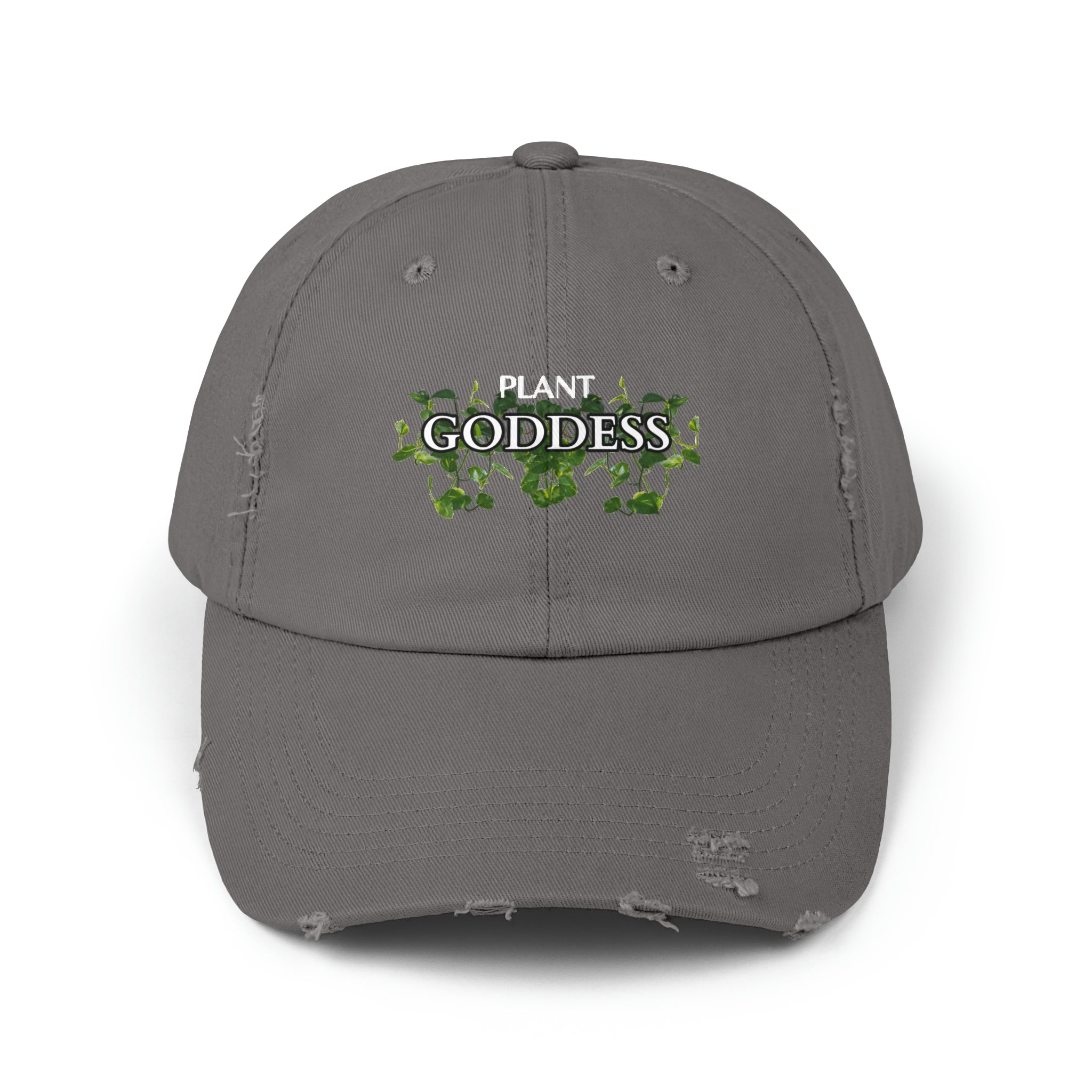 PLANT GODDESS Unisex Distressed Cap