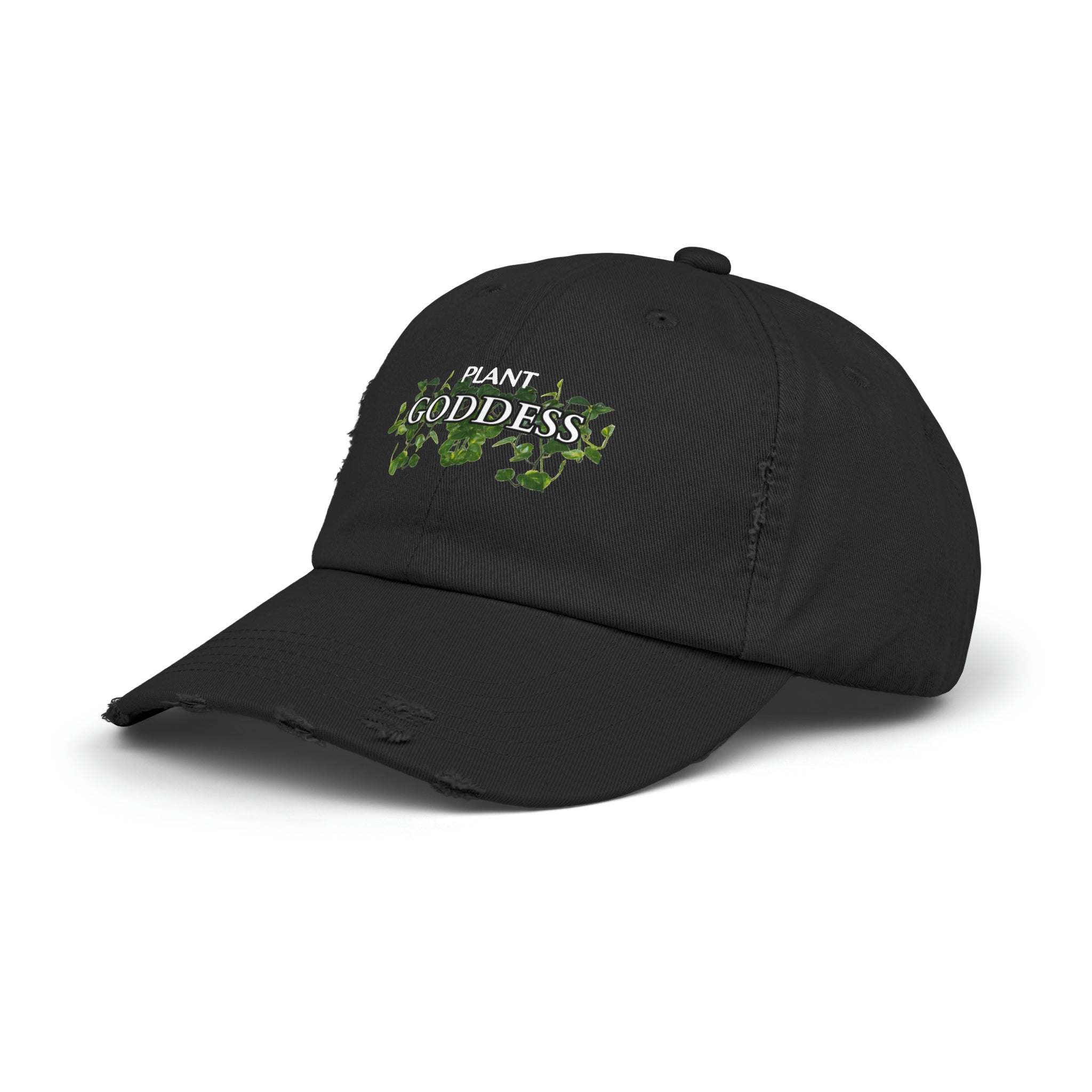 PLANT GODDESS Unisex Distressed Cap