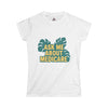 Ask Me About Medicare – Monstera Leaf Edition Women's Softstyle Tee