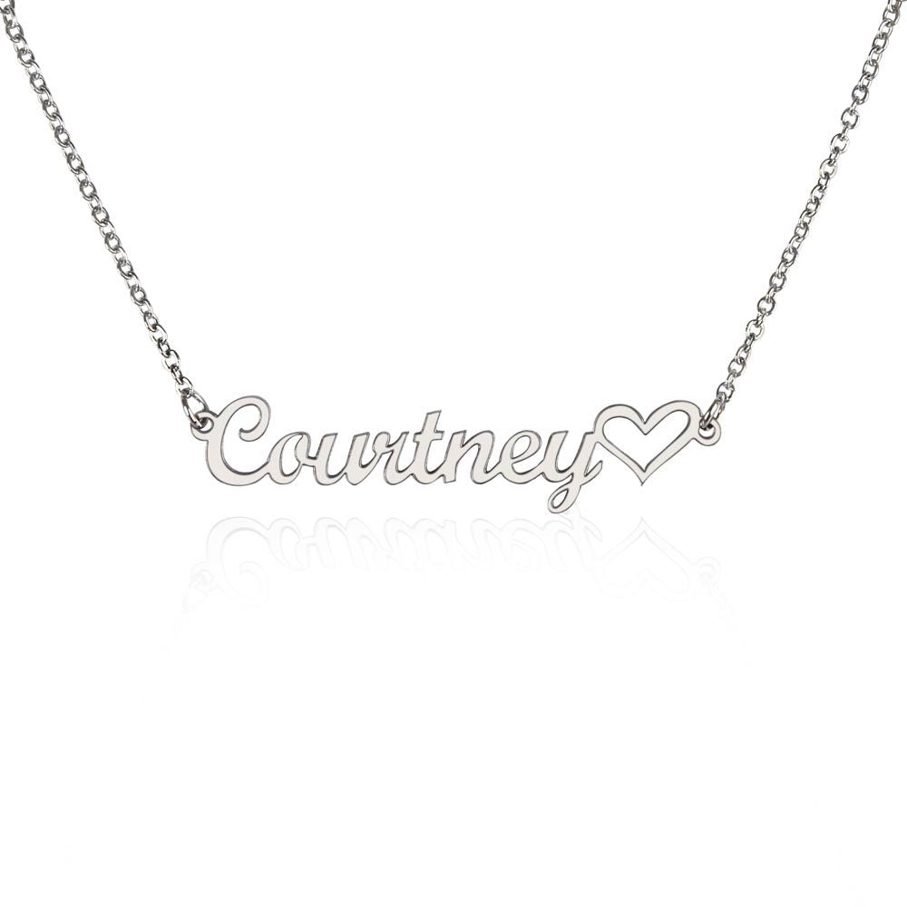 Personalized Heart Name Necklace - SHOP LUV FARMS