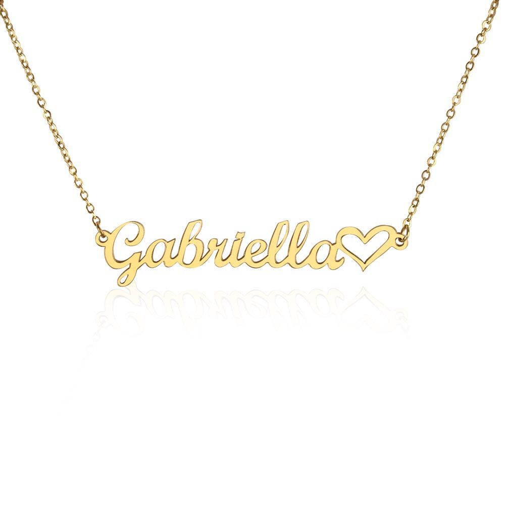 Personalized Heart Name Necklace - SHOP LUV FARMS