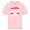 Spread Luv Like Wildflowers Kids' T-Shirt - pink