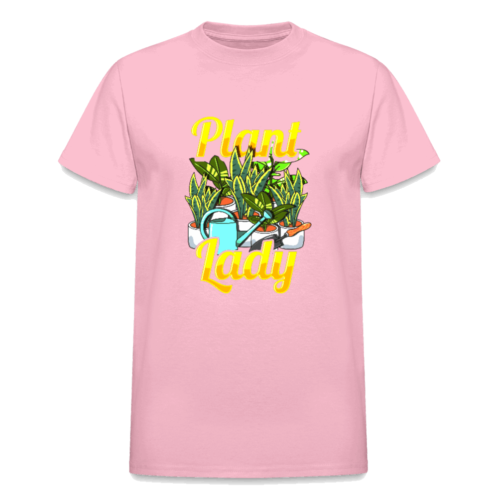 Plant Lady Gildan Ultra Cotton Adult T-Shirt - light pink