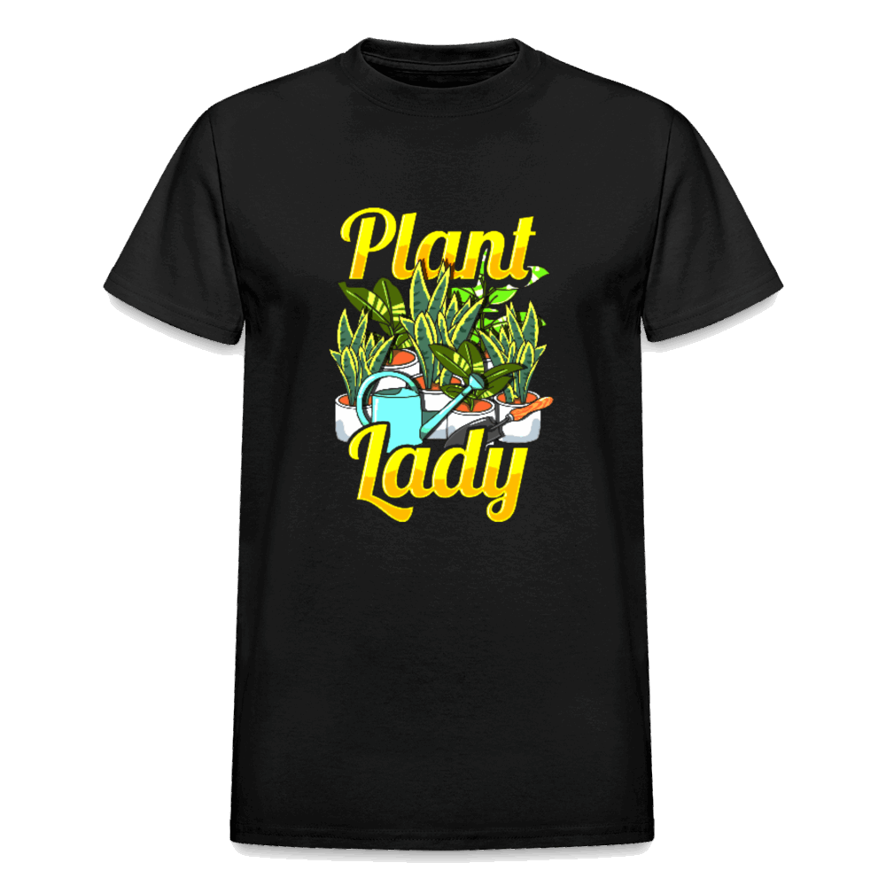 Plant Lady Gildan Ultra Cotton Adult T-Shirt - black
