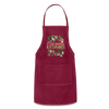 It's Not Hoarding If It's Plants Adjustable Apron - burgundy