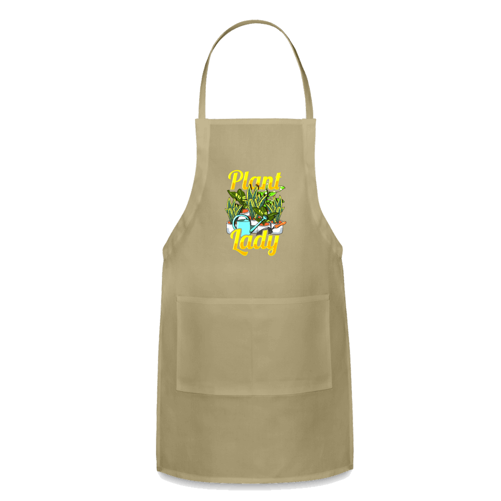 Plant Lady Adjustable Apron - khaki