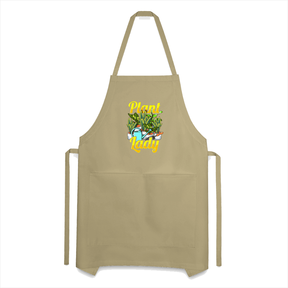 Plant Lady Adjustable Apron - khaki