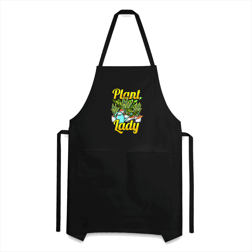 Plant Lady Adjustable Apron - black