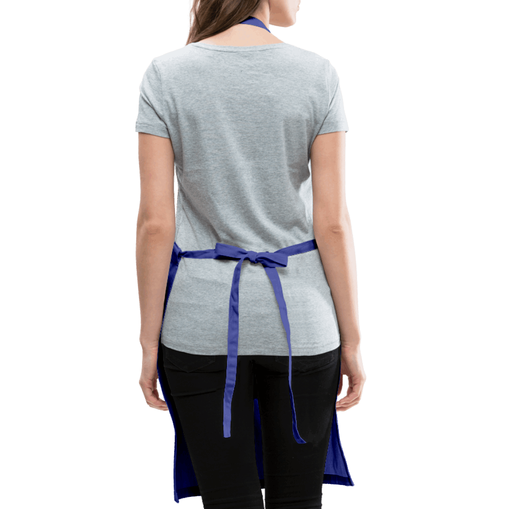 Plant Lady Adjustable Apron - royal blue