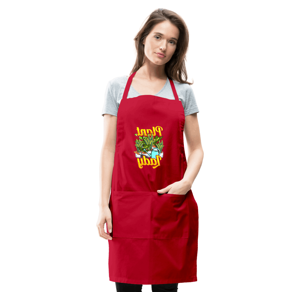 Plant Lady Adjustable Apron - red