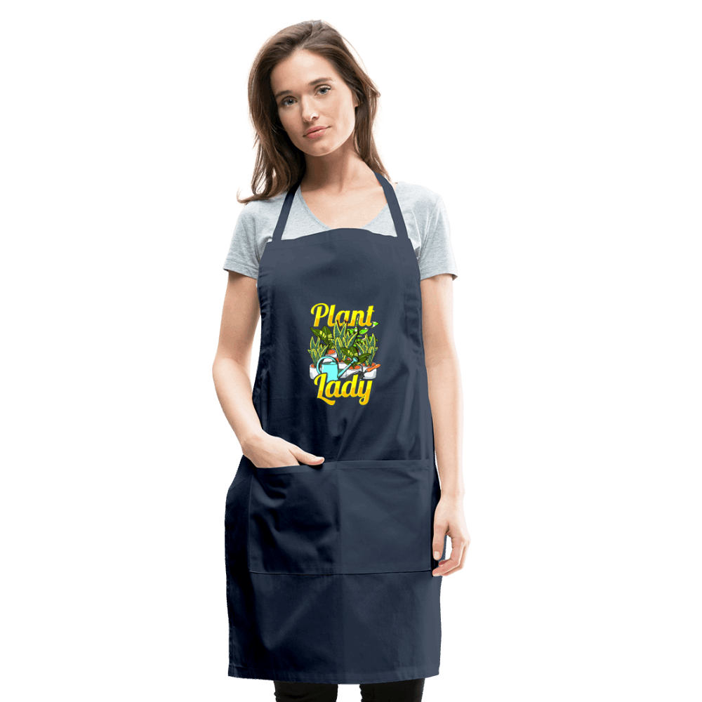 Plant Lady Adjustable Apron - navy