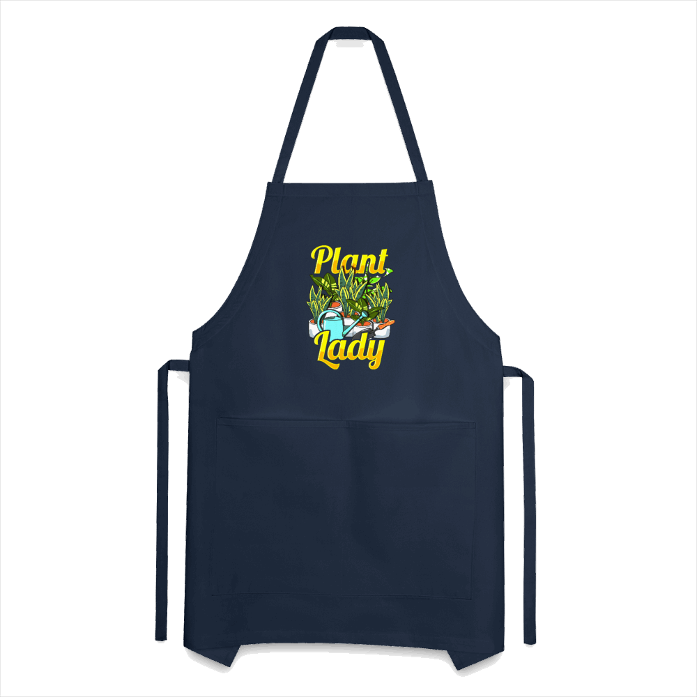 Plant Lady Adjustable Apron - navy