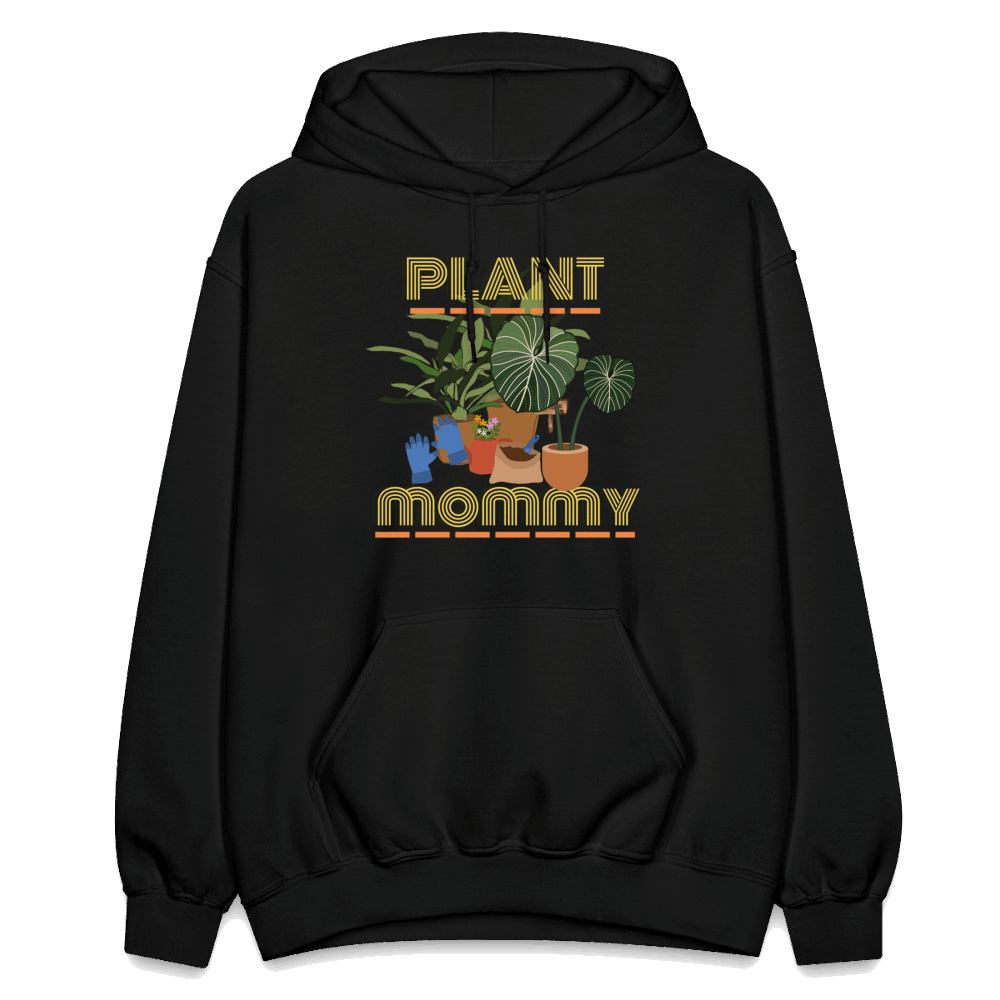 Plant Mommy Heavy Blend Adult Hoodie - black