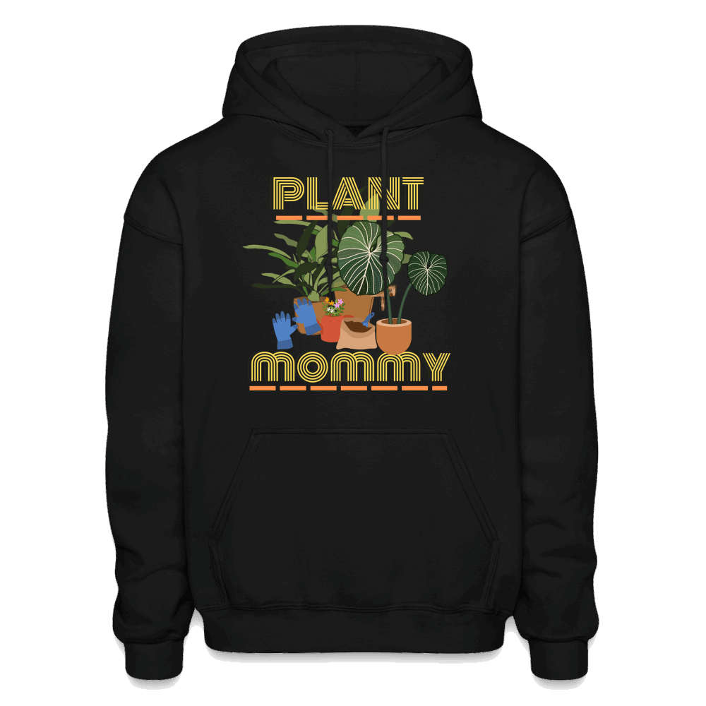 Plant Mommy Heavy Blend Adult Hoodie - black