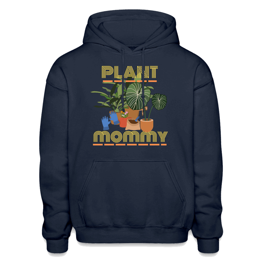 Plant Mommy Heavy Blend Adult Hoodie - navy