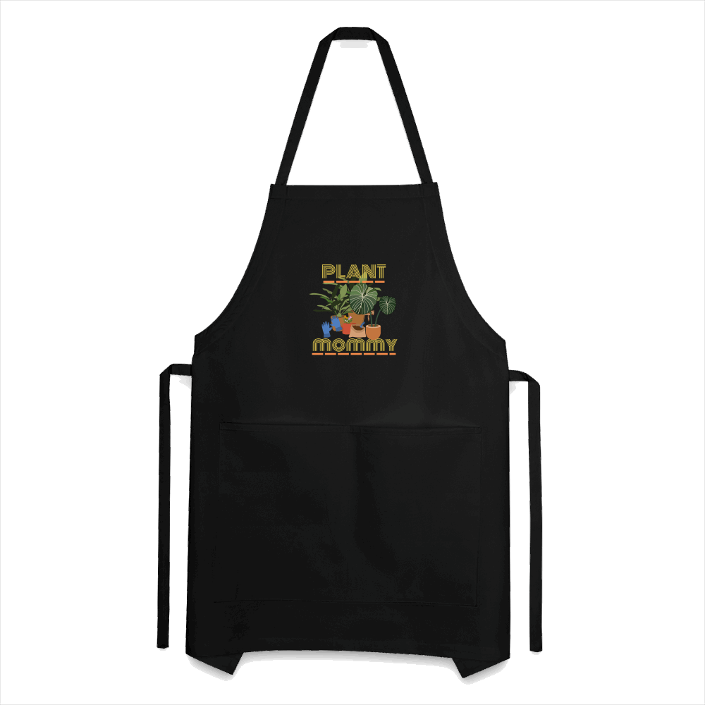 Plant Mommy Heavy Blend Shop Luv Farms Adjustable Apron - black