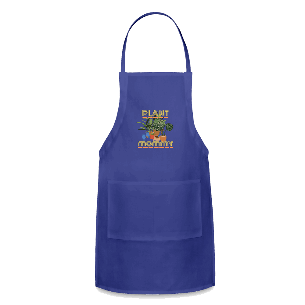 Plant Mommy Heavy Blend Shop Luv Farms Adjustable Apron - royal blue