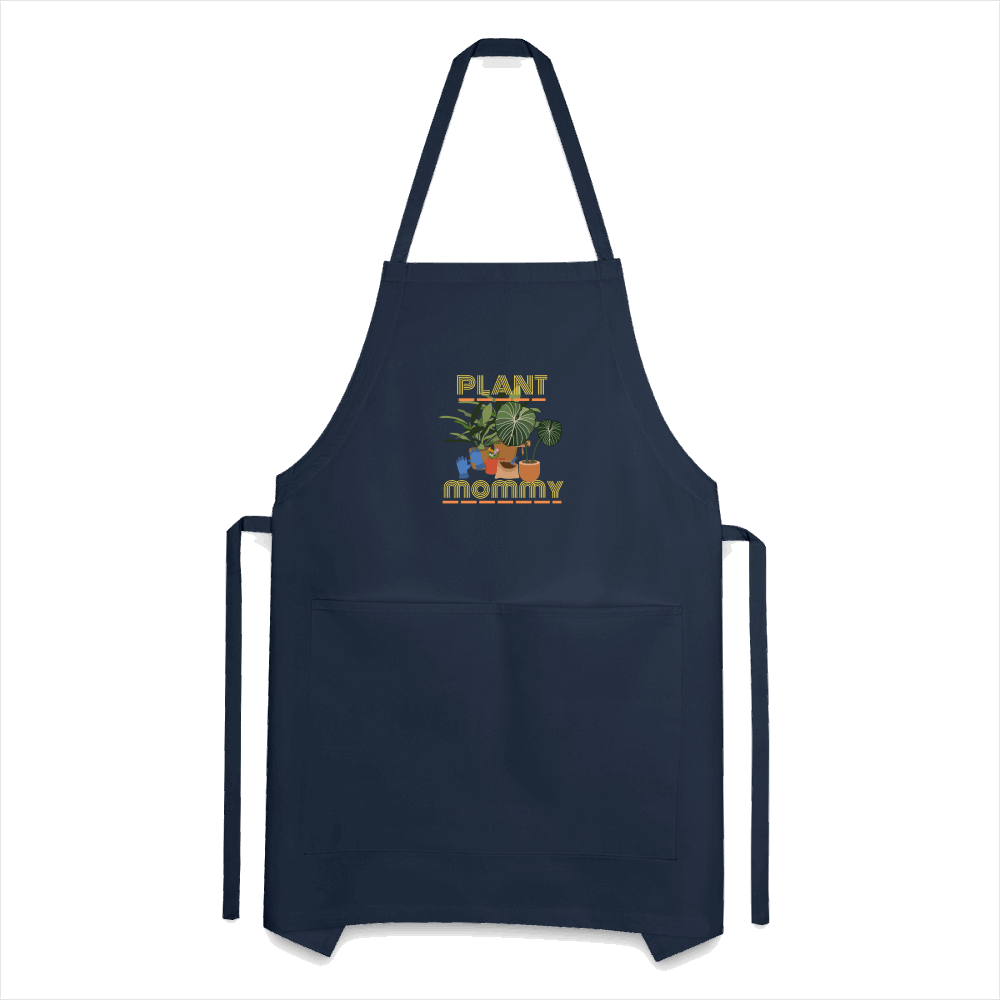 Plant Mommy Heavy Blend Shop Luv Farms Adjustable Apron - navy