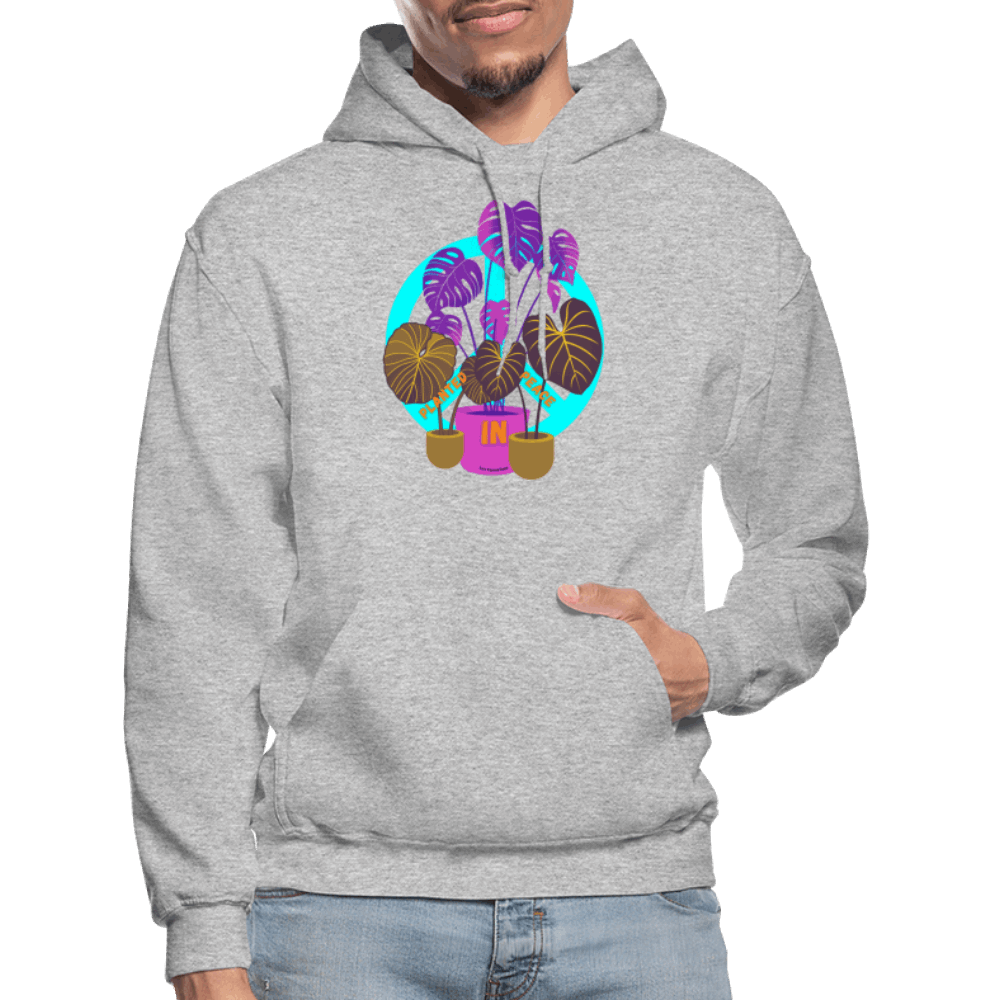 Planted In Peace Gildan Heavy Blend Adult Hoodie - heather gray