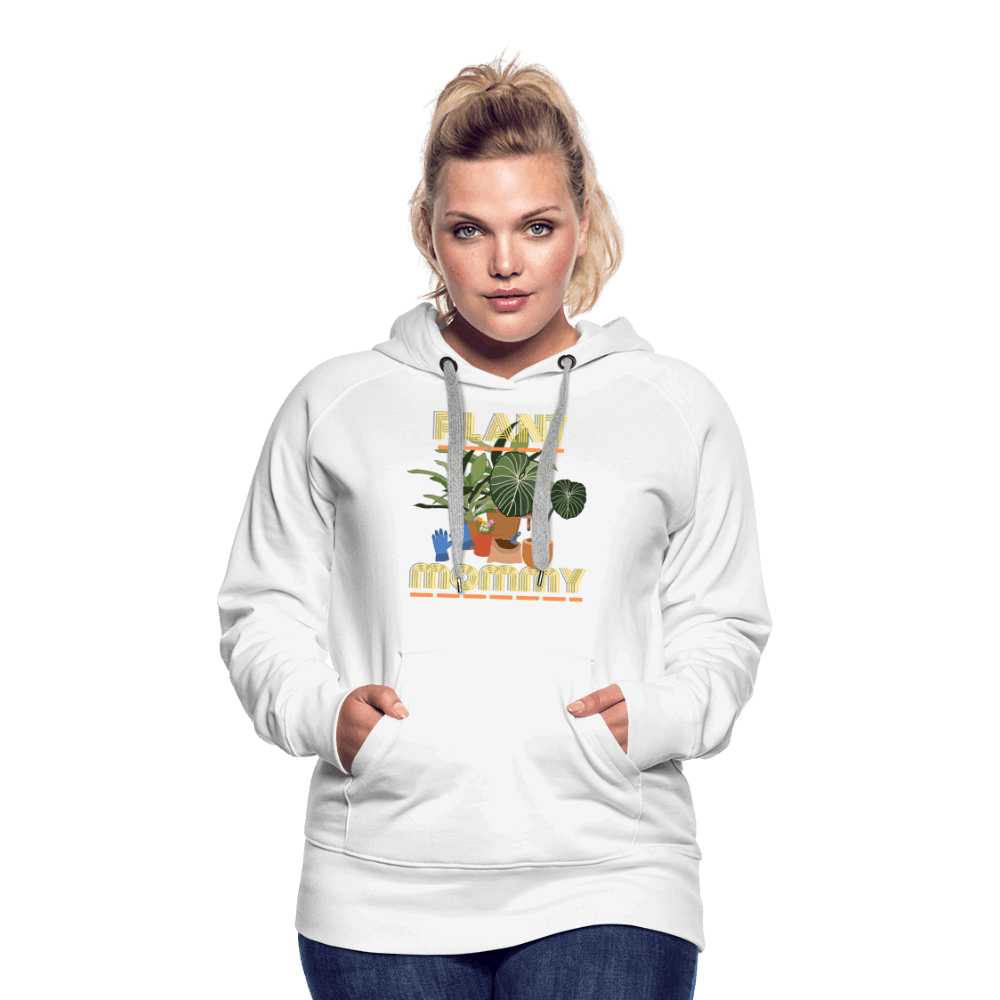 Plant Mommy Women’s Premium Hoodie - white