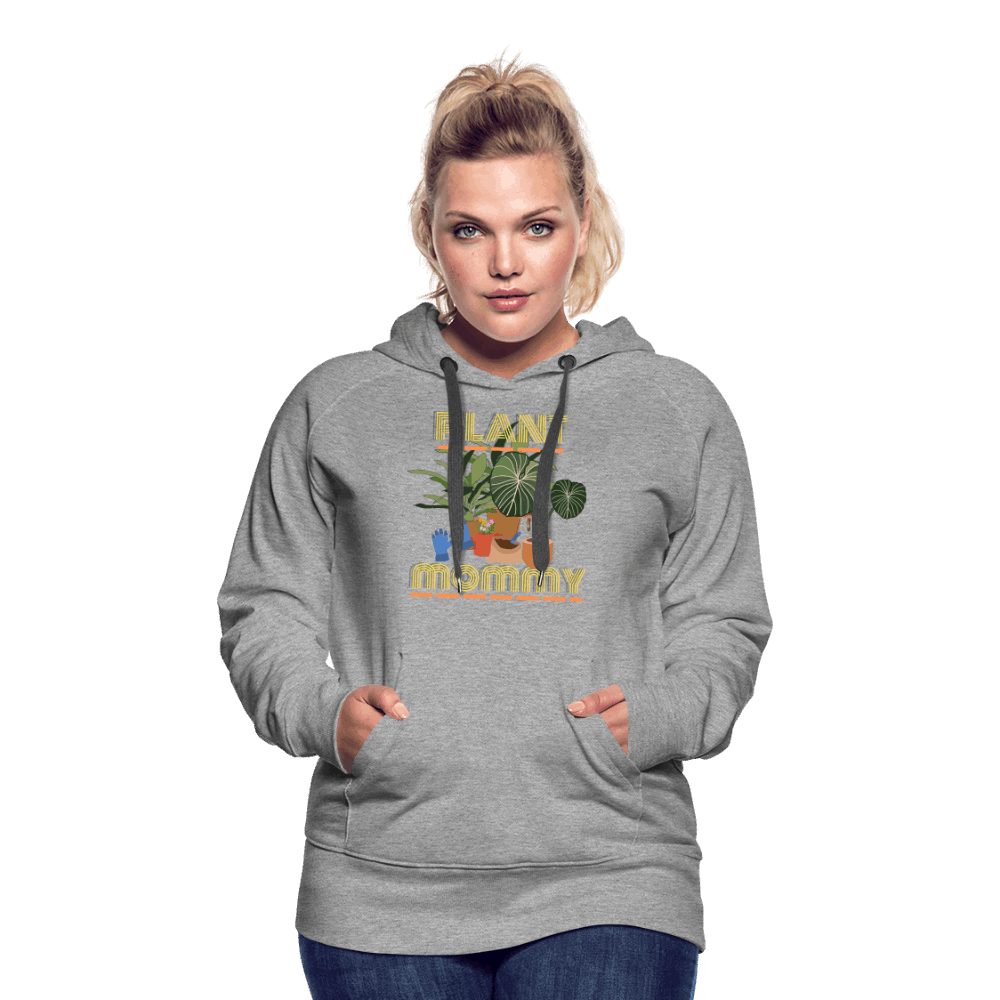 Plant Mommy Women’s Premium Hoodie - heather grey