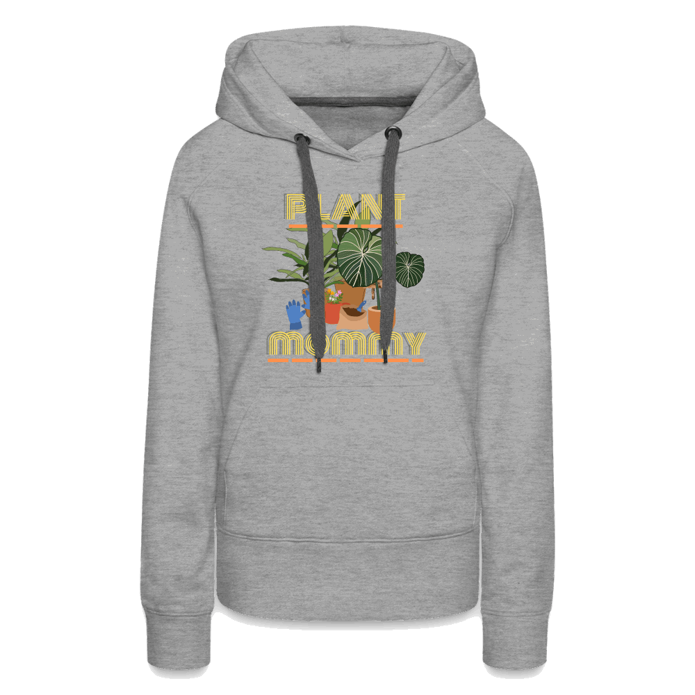 Plant Mommy Women’s Premium Hoodie - heather grey