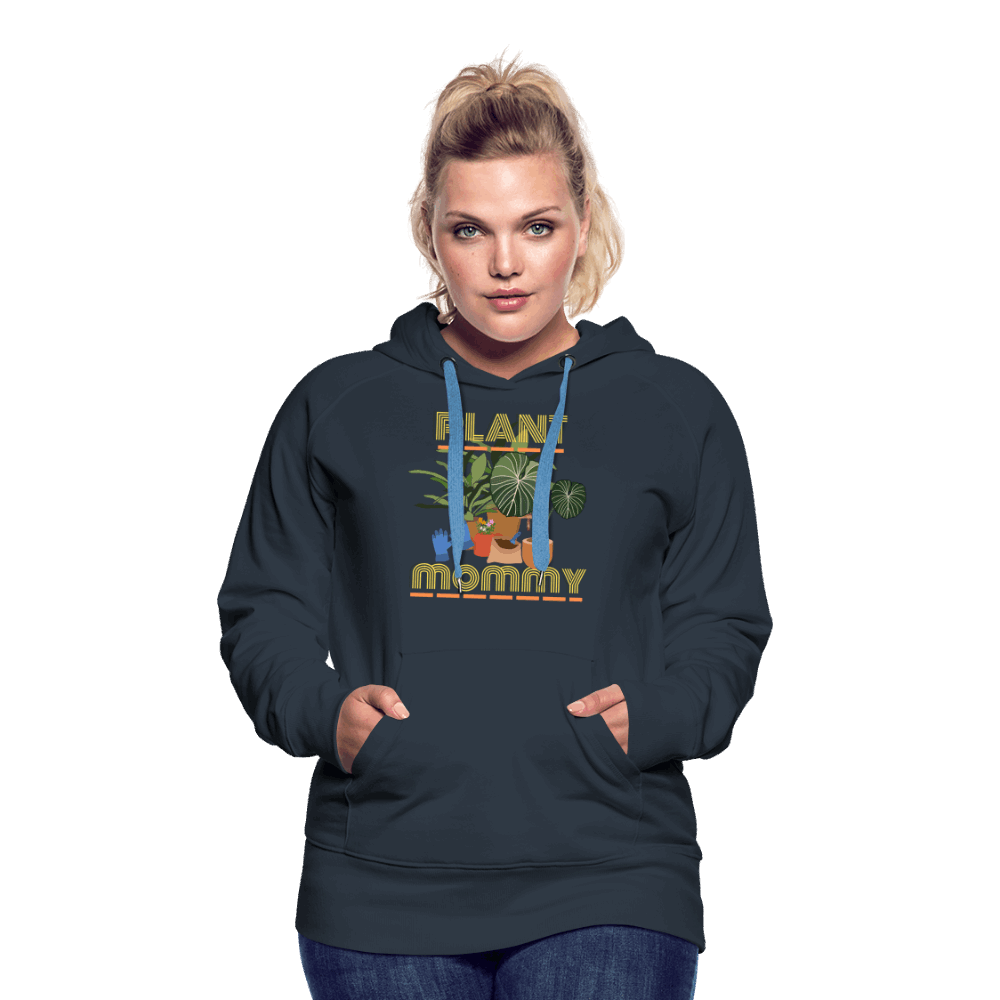 Plant Mommy Women’s Premium Hoodie - navy