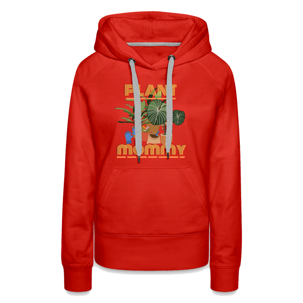 Plant Mommy Women’s Premium Hoodie - red