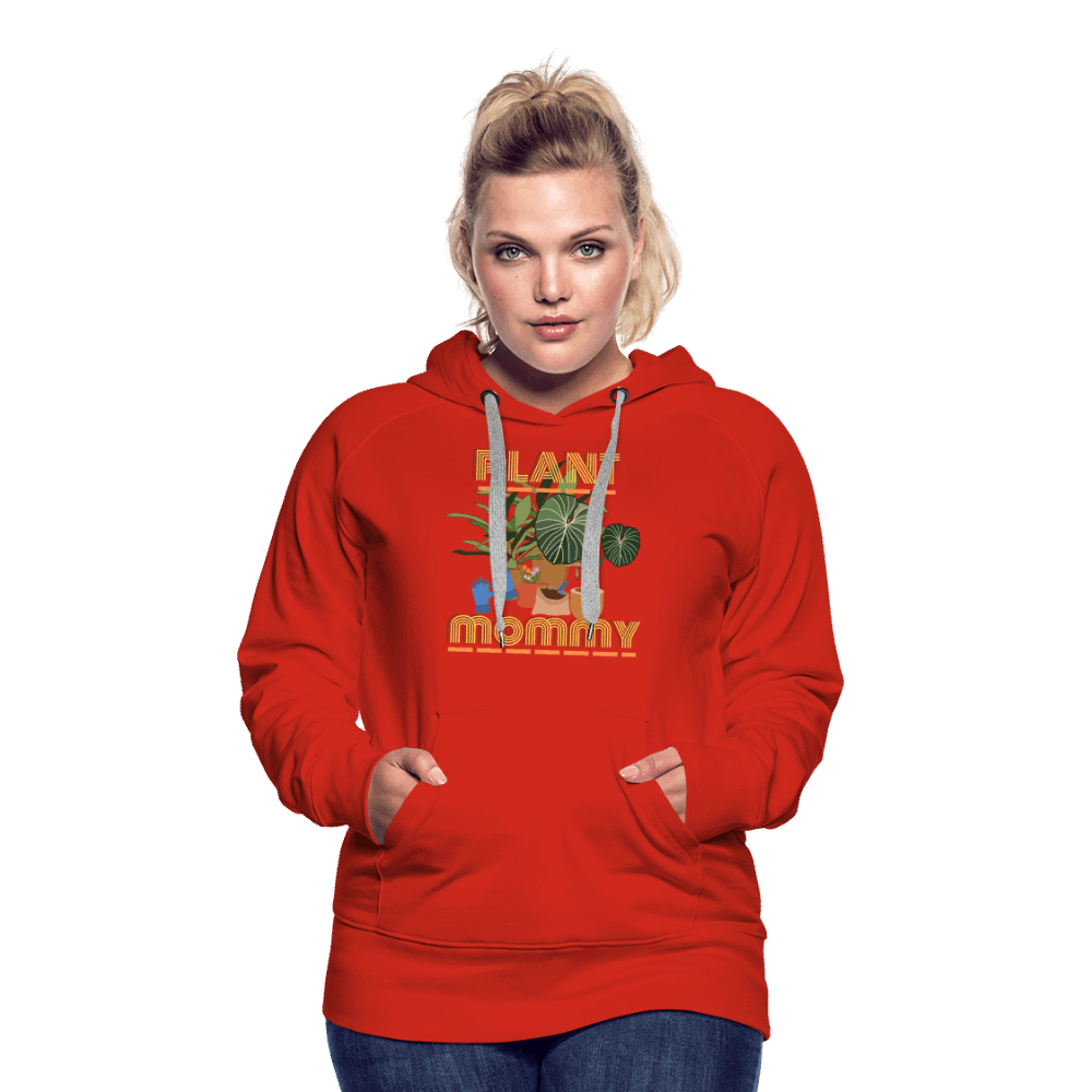 Plant Mommy Women’s Premium Hoodie - red