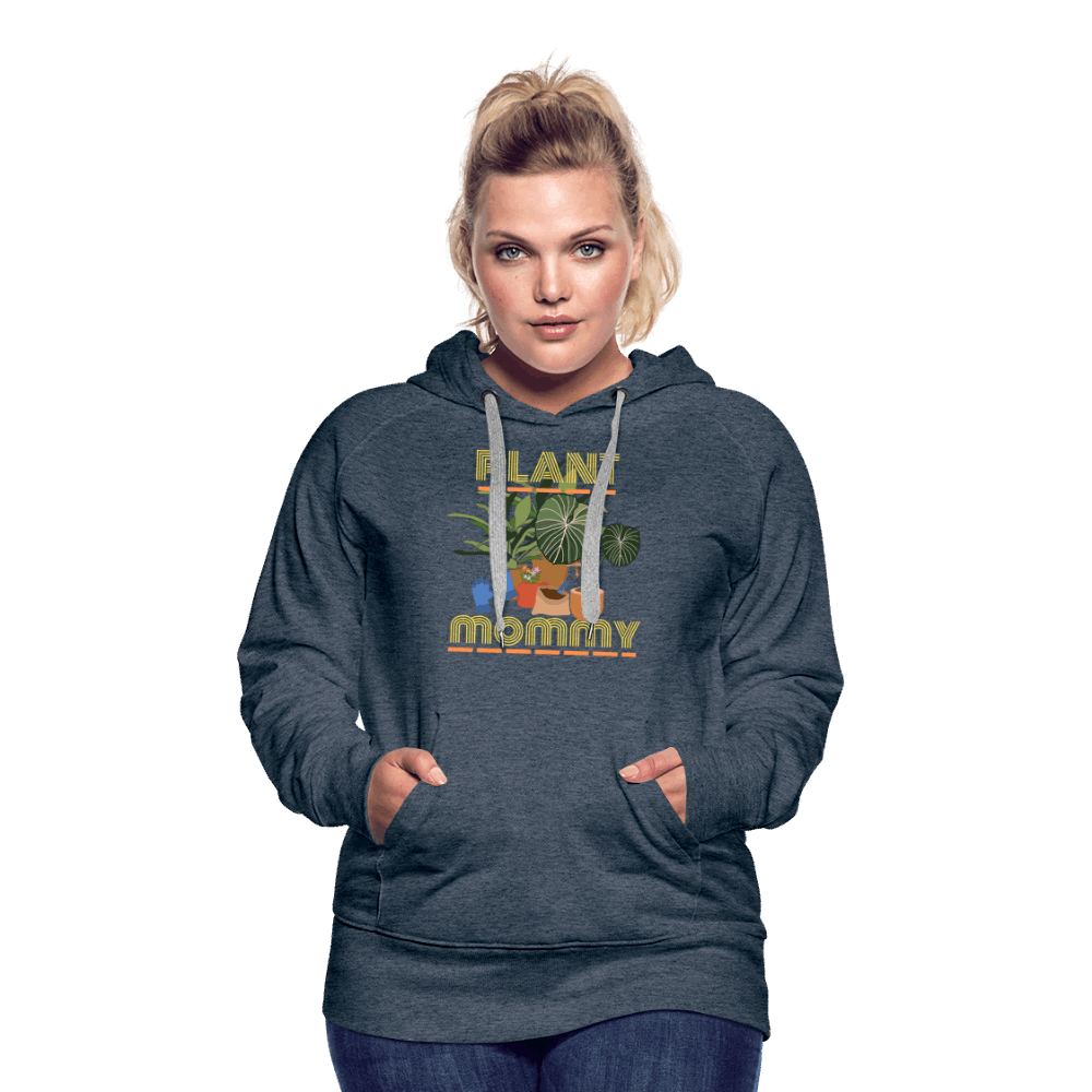 Plant Mommy Women’s Premium Hoodie - heather denim