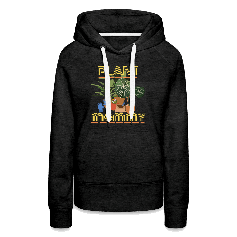 Plant Mommy Women’s Premium Hoodie - charcoal grey