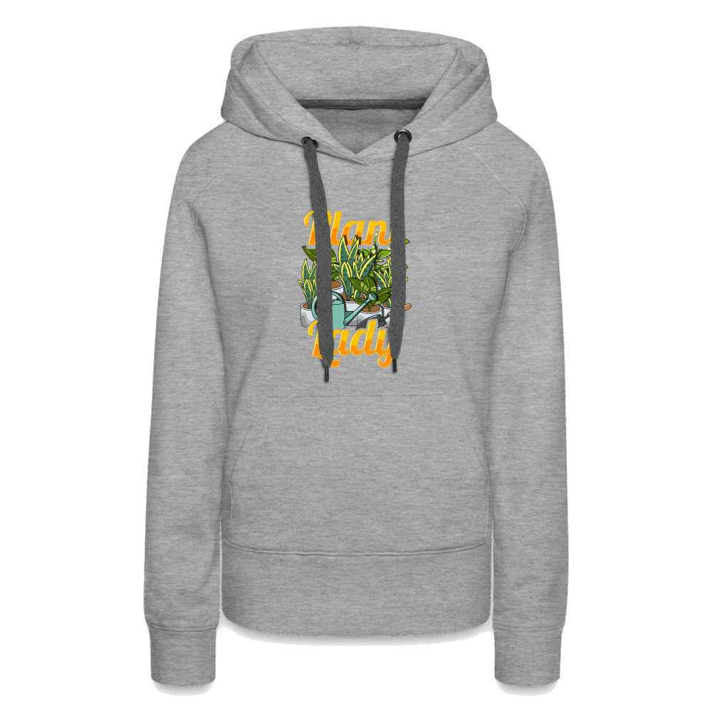 Plant lady Women’s Premium Hoodie - heather grey